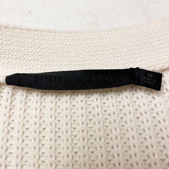 Jenni Kayne Cotton Cocoon Cardigan Sweater in Ivory - Picture 8 of 12